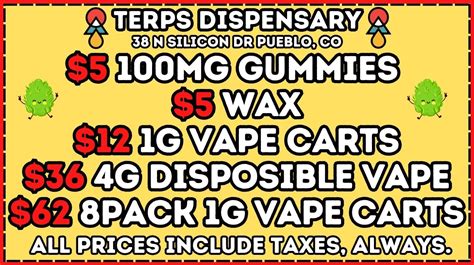 weedmaps pueblo|Terps Dispensary Pueblo Info, Menu & Deals